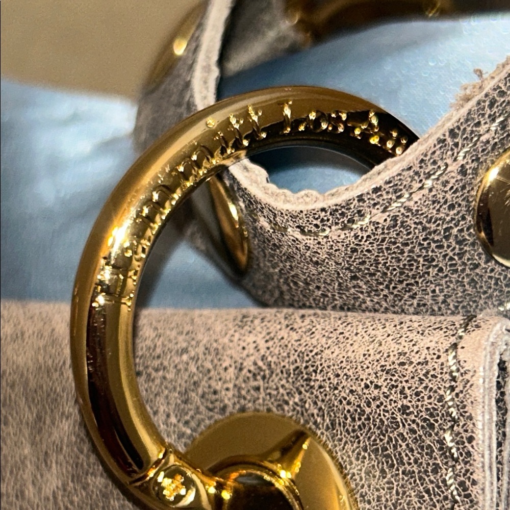 Hammett Medium Leather Tony Bag in Pewter - Picture 12 of 15